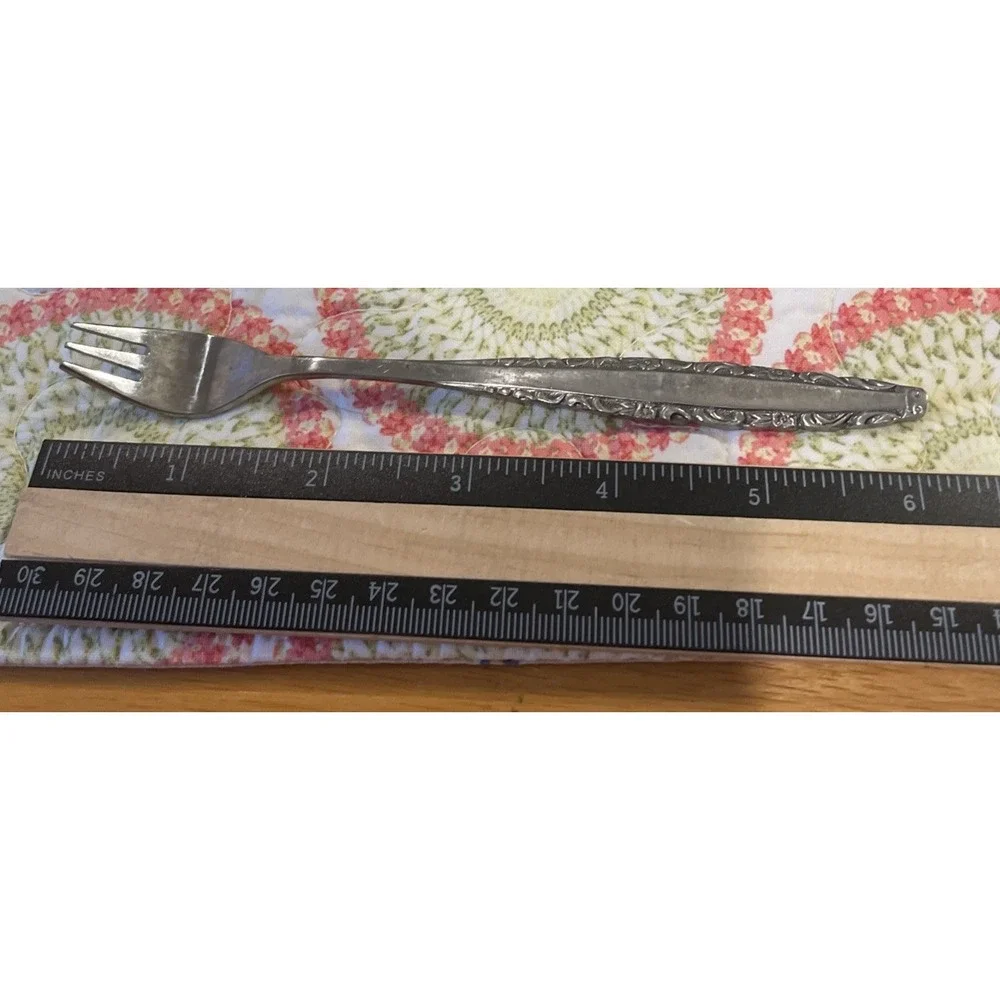Northland Oneida Love Story Stainless Flatware Cocktail Dessert‎ Forks Set Of 8